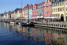 Danimarka Kopenhag nyhavn-turrehberin