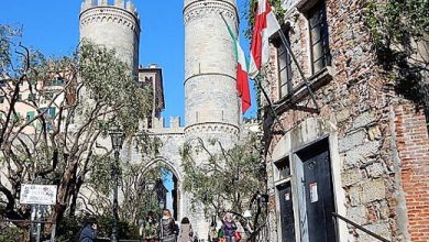 Porta Soprana ve Casa di Cristoforo Colombo