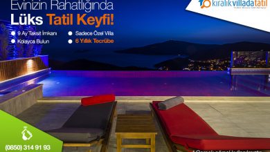 Kiralık Villada Tatil
