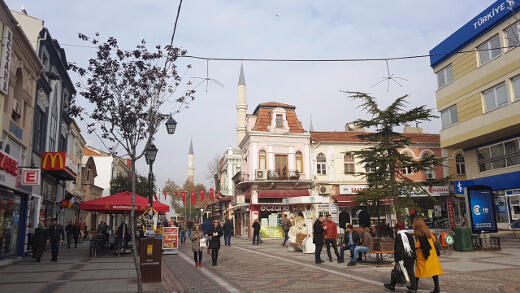 Edirne Saraçlar Caddesi